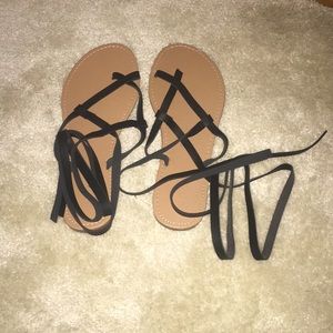 Charlotte Russe Lace up sandals 6